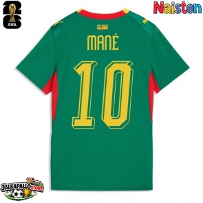 Senegal Sadio Mane #10 Vieraspaita Naisten MM-kisat 2026 Lyhythihainen